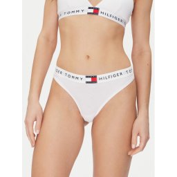Tommy Hilfiger Бикини тип прашка UW0UW06039 Бял