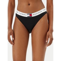 Tommy Hilfiger Класически дамски бикини UW0UW06038 Черен
