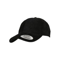 Low-profile corduroy cap Dad Cap black