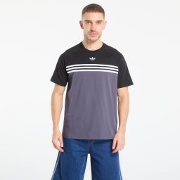 Тениска adidas Chest Stripes T-Shirt Aurora Onix XL