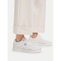 Guess Сникърси FLPBON ELE12 Бял