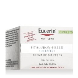 Eucerin Hyaluron-Filler + 3x Effect Day Care SPF15 дневен крем против бръчки пълнител 50 ml за жени