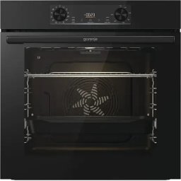 Фурна за вграждане Gorenje BOP6373E28EBG, 77 л, 60 см, АirFry, Pyroclean, Функция пица, Черен