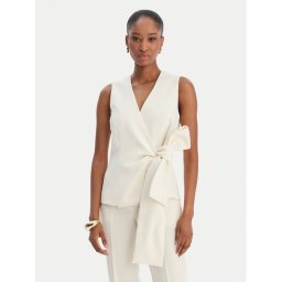 Marella Жилетка за костюм Lirica 2613161043 Екрю Regular Fit