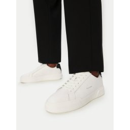 Calvin Klein Сникърси Chunky Cupsole Laceup Lth YM0YM01344 Бял