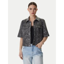 Vero Moda дънкова риза Bella 10336318 Сив Loose Fit