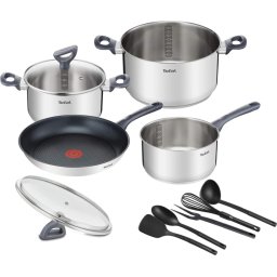 Комплект тигани и тенджери Tefal G713SB45, DAILY COOK Set 11 pcs