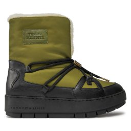 Апрески Tommy Hilfiger Tommy Essential Snowboot FW0FW07504 Зелен