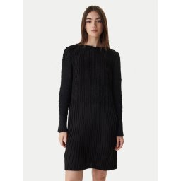 BOSS Коктейлна рокля Doppar 50552949 Черен Regular Fit