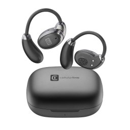 LUME Open-Ear TWS Bluetooth слушалки- Отворен дизайн, IPX4, регулируема слушалка, Черни