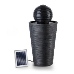 Blumfeldt Liquitorre XL, соларен фонтан, 200 л/ч, слънчев панел, 2 W, акумулатор, LED, polyresin (SOL1-Liquitorre XL)