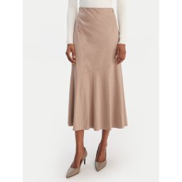 Guess Миди пола W6RD15 WJ472 Бежов Regular Fit
