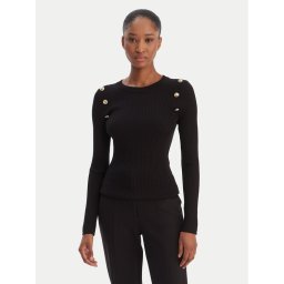 Guess Пуловер W6RR58 Z2YK2 Черен Regular Fit