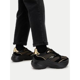 KARL LAGERFELD Сникърси Kontour Wedge KL68016 Черен