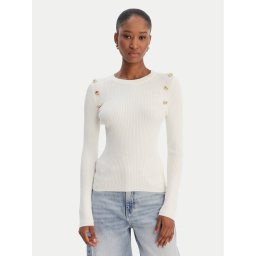 Guess Пуловер W6RR58 Z2YK2 Екрю Regular Fit