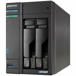 Мрежови диск (NAS) Asustor Lockerstor AS6702T, четири ядрен Intel Celeron N5105 2.0/2.9 GHz, без твърд диск, 2x SATA3, 4GB DDR4, 2x 100/1000/2500 LAN, 2x USB 3.2 Gen 2x1