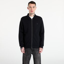 Суитшърт FRED PERRY Zip Through Collared Sweatshirt Black M