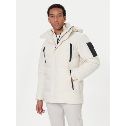 BOSS Пухено яке Block-X 50547262 Бежов Regular Fit