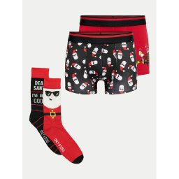 Only & Sons Комплект бельо Xmas Box 22030904 Червен
