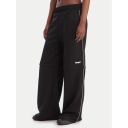 HUGO Текстилни панталони Nateam 50554074 Черен Regular Fit
