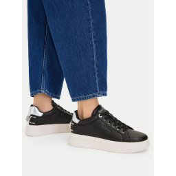 Guess Сникърси FLPWES ELE12 Черен