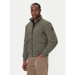 Napapijri Яке бомбър A-Giovi NP0A88U2 Зелен Regular Fit