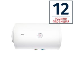 Бойлер Tedan Standard Inox 80 литра, хоризонтален, неръждаем, Ел. изводи отляво, тръби отдолу, 2 kW
