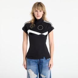 Тениска adidas Reconstructed Top Black/ Off White S