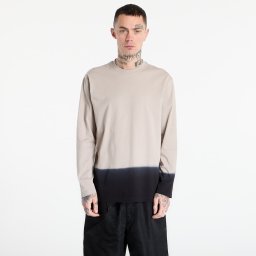 Тениска Y-3 DIPPED LONG SLEEVE Long-Sleeve Top Light Brown/ Black XL