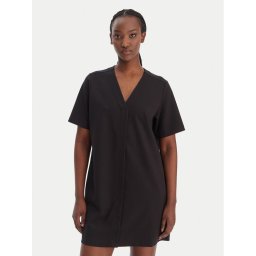 Calvin Klein Jeans Ежедневна рокля LV047E209G Черен Regular Fit