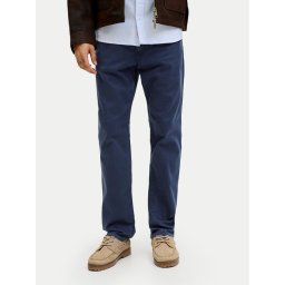 Jack & Jones Текстилни панталони Clark Finn 12293328 Тъмносин Regular Fit