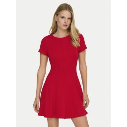 ONLY Ежедневна рокля Kenya 15370506 Червен Regular Fit
