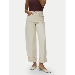 Vero Moda Дънки Zelda 10339347 Бежов Wide Leg