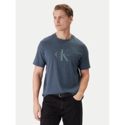 Calvin Klein Jeans Тишърт LV04RB862G Тъмносин Regular Fit