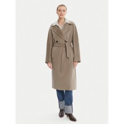 Weekend Max Mara Вълнено палто Resina 2525016031 Кафяв Regular Fit