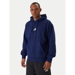 adidas Суитшърт Essentials Feel Cozy JE3810 Тъмносин Regular Fit