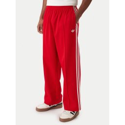adidas Долнище анцуг adicolor KE3498 Червен Loose Fit