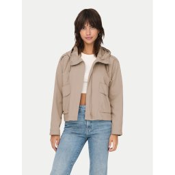 ONLY Преходно яке Mamba 15308621 Бежов Regular Fit