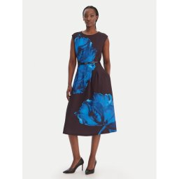DKNY Коктейлна рокля DD5N3J04 Черен Regular Fit