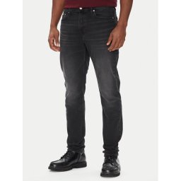 Calvin Klein Jeans Дънки LV04RB754G Черен Slim Taper Fit