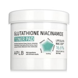 APLB Glutathione Niacinamide Toner Pad освежаващ тоник тампони с глутатион и ниацинамид 60 бр унисекс
