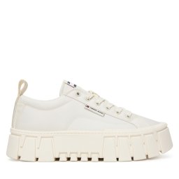 Сникърси Tommy Jeans Tjw Flatform Chunky Sneaker EN0EN03036 Екрю