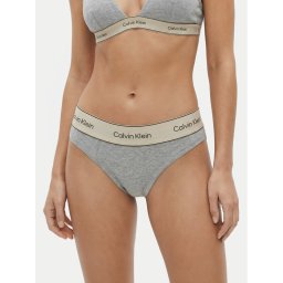 Calvin Klein Underwear Класически дамски бикини LV00QF8598 Сив