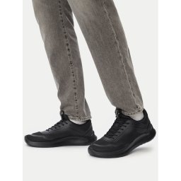 Calvin Klein Сникърси Light Eva Run Lace Sock Mm HM0HM02164 Черен