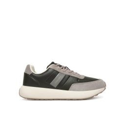 Calvin Klein Сникърси City Runner Laceup Tape Lth HM0HM02033 Черен