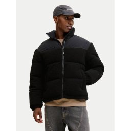 Jack & Jones Зимно яке Flare Teddy 12286050 Черен Regular Fit