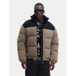 Jack & Jones Зимно яке Flare Teddy 12286050 Бежов Regular Fit