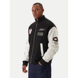 Tommy Hilfiger Яке бомбър MW0MW42581 Черен Regular Fit
