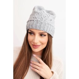 Дамска зимна шапка Kesi с вълна, сива