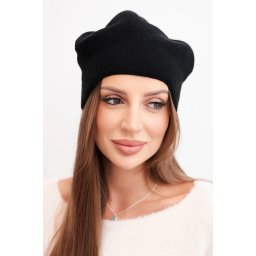 Дамска класическа вълнена шапка Kesi K420 черна